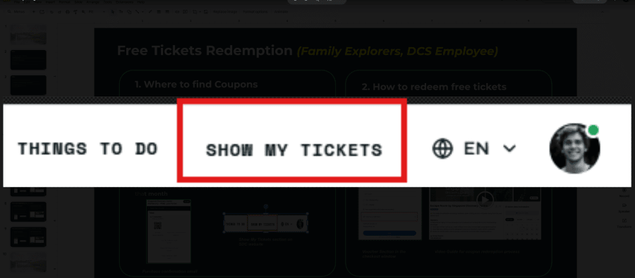 Show my Tickets 